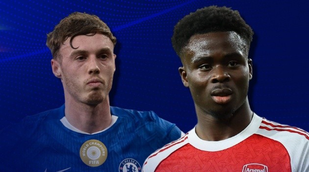 Giá trị chuyển nhượng của Saka và Palmer thụt giảm,