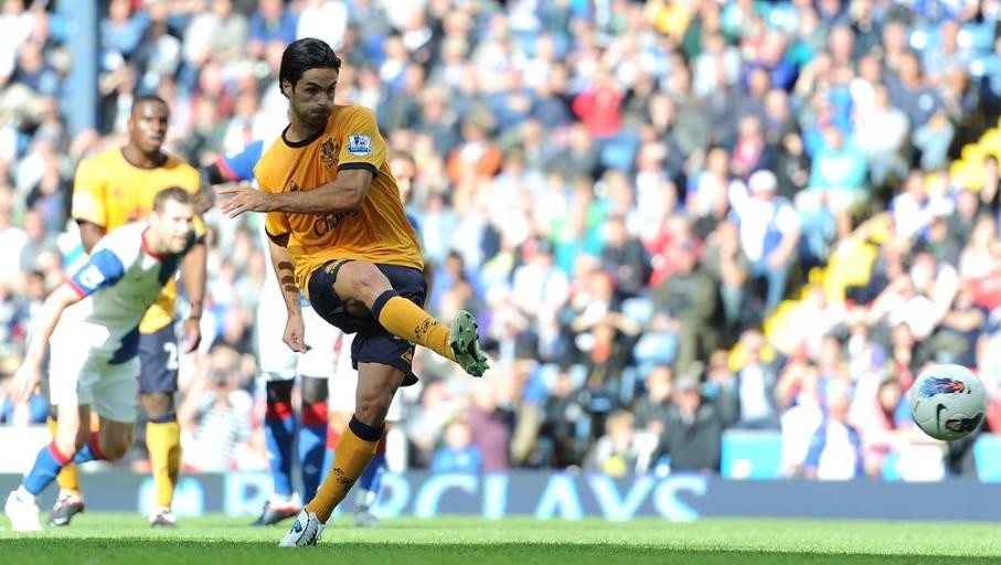 Arteta là nhạc trưởng của Everton.