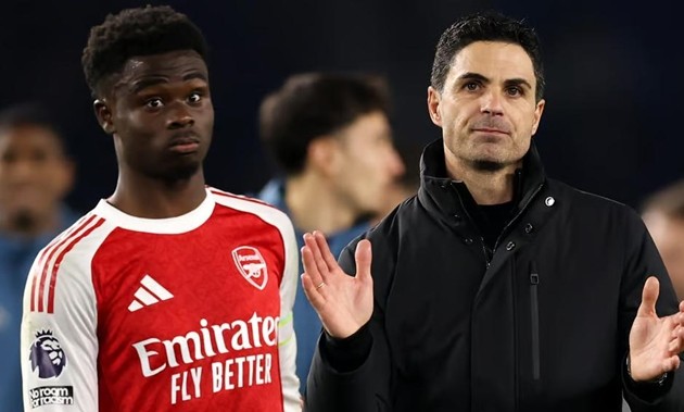 Mikel Arteta bênh vực Bukayo Saka bất chấp phong độ sa sút.