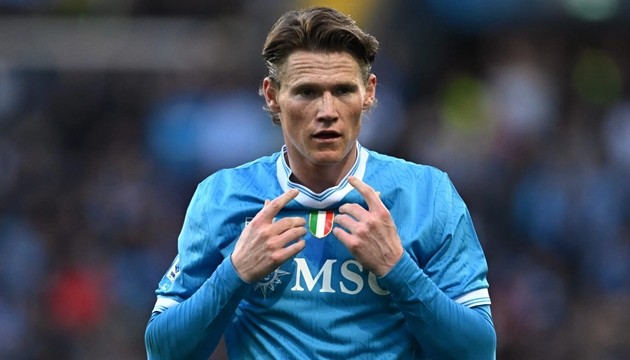 Scott McTominay hạnh phúc ở nước Ý.