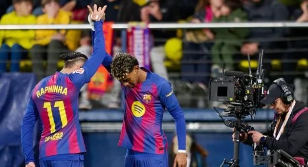 Raphinha và Yamal là những cầu thủ tấn công lợi hại của Barca.