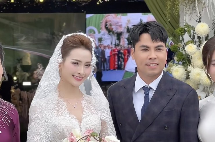 Phạm Đức Huy đám cưới MC Huyền Trang. Ảnh: FBNV.