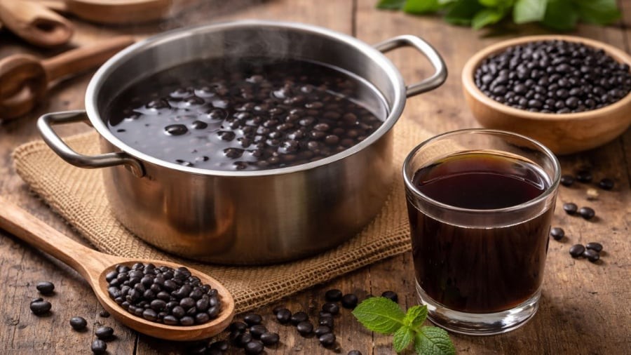 Nước đậu đen tưởng dễ làm nhưng cần chú ý 