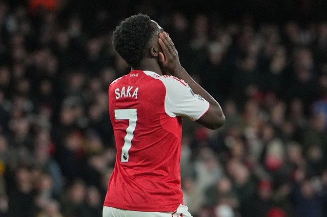 Bukayo Saka (7,2): Tấn công trực diện vào Everton bất cứ khi nào có thể nhưng để lộ rõ sự thất vọng và bế tắc trong suốt hiệp hai.