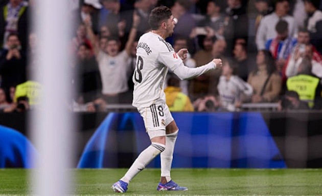 Valverde thể hiện hiệu suất ghi bàn ấn tượng.