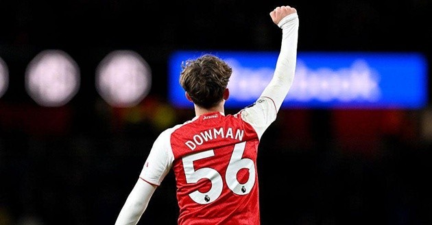 Arteta dè chừng việc gia hạn với Dowman.
