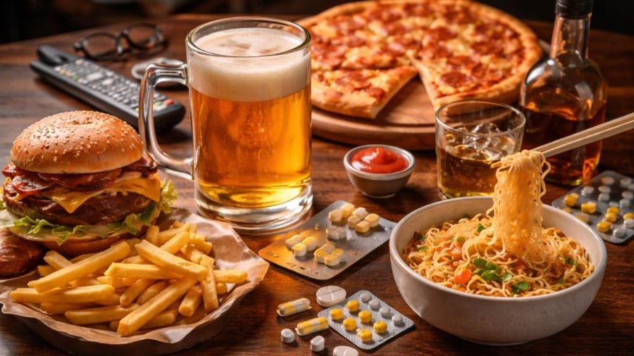 Những thói quen này không tốt và nếu diễn ra vào buổi tối lại càng không tốt cho sức khoẻ