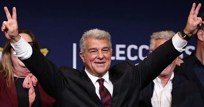  Laporta sẽ tiếp tục nắm quyền ở Barca.