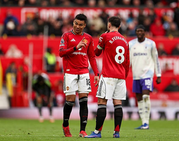 Sự kết hợp giữa Casemiro và Bruno Fernandes đã không ít lần cứu rỗi Quỷ đỏ.