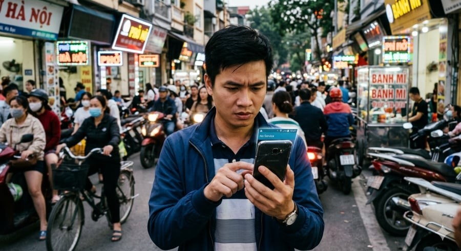 Điện thoại đột ngột mất sóng có thể là dấu hiệu SIM bị chiếm quyền sử dụng.