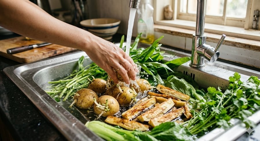 Một số loại rau có thể tiềm ẩn rủi ro nếu bảo quản, chế biến hoặc làm sạch không đúng cách.