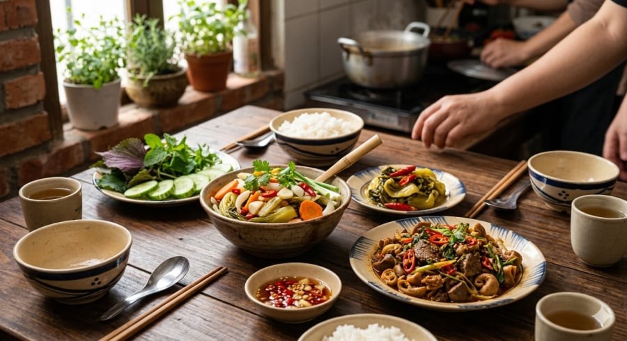 Một số thực phẩm quen thuộc như đồ muối chua, nội tạng hay món ăn cay có thể gây áp lực cho gan nếu ăn quá nhiều.