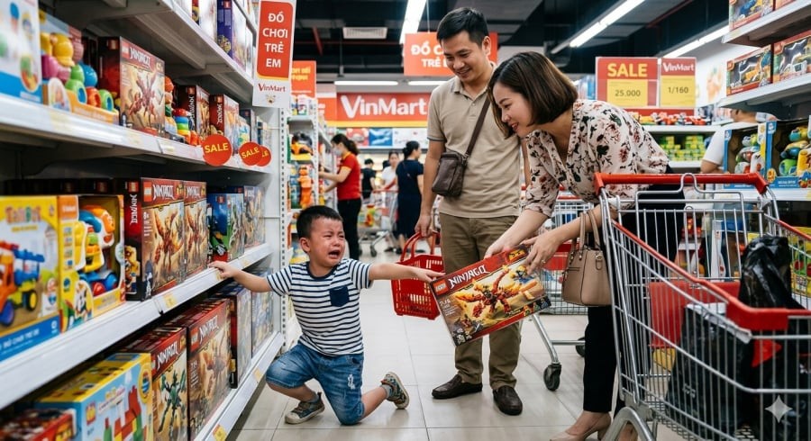 Sự nuông chiều quá mức của cha mẹ có thể khiến trẻ hình thành thói quen đòi hỏi và thiếu trách nhiệm.