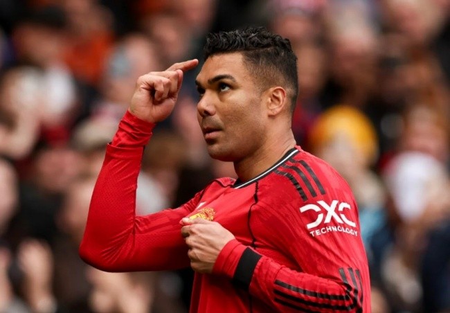 Casemiro tỏa sáng ở MU.