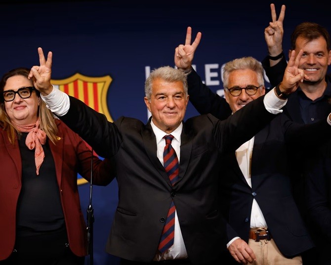 Joan Laporta đã có nhiều năm điều hành Barca.