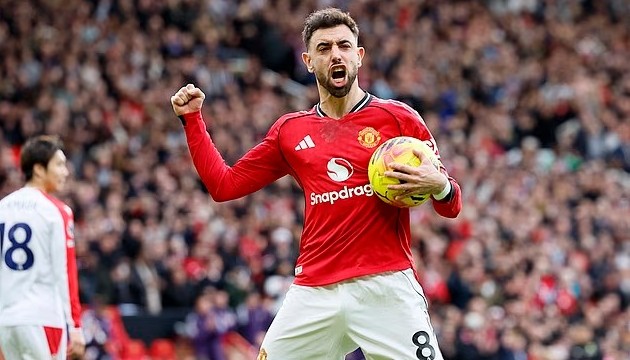 Bruno Fernandes không thể thay thế ở Man United.