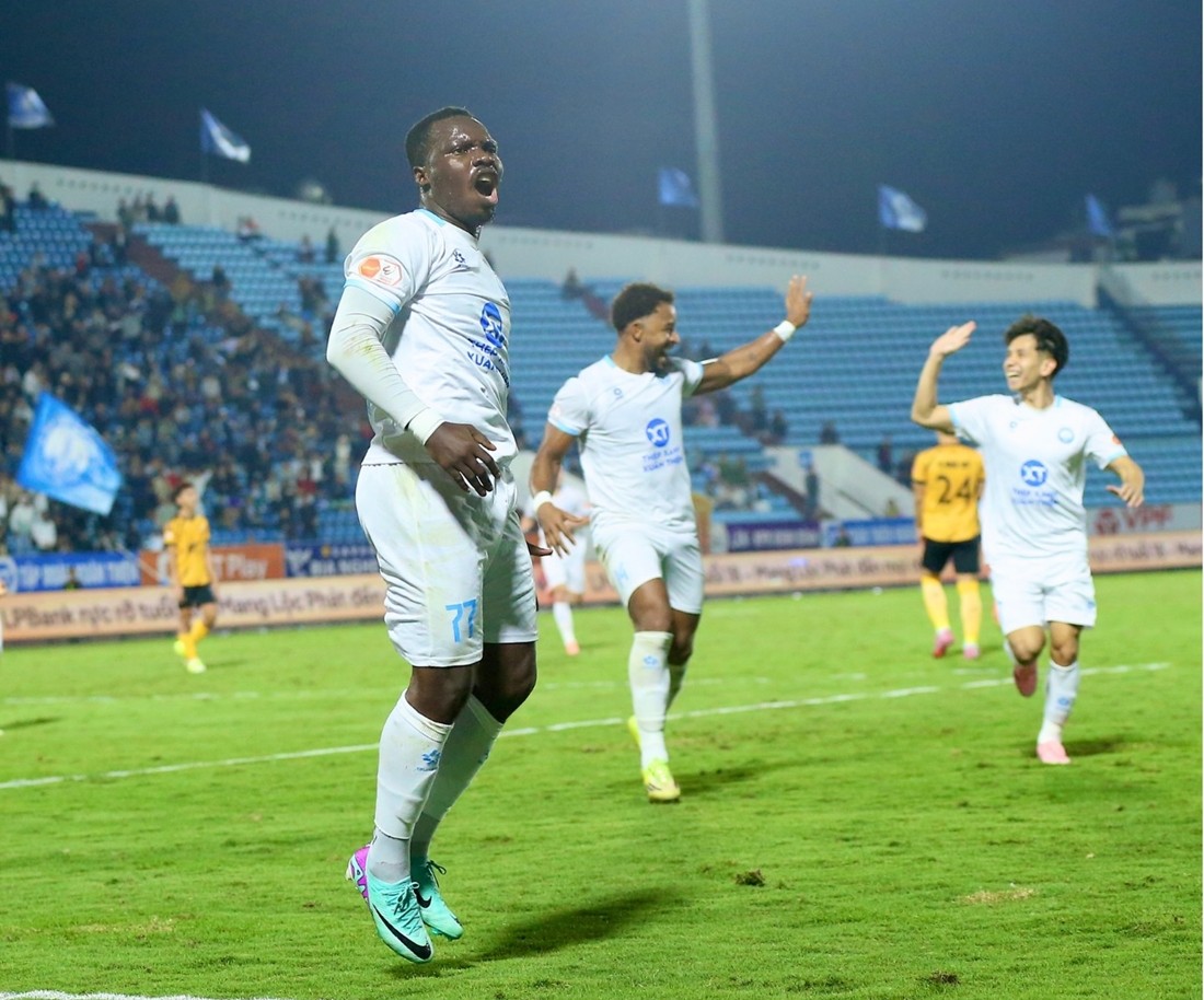 Nam Định đang có phong độ ấn tượng. Ảnh: Nam Định FC.