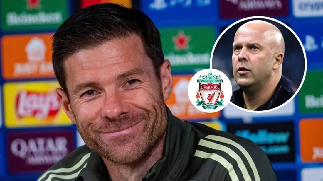 Xabi Alonso được liên kết với ghế nóng Liverpool thay Arne Slot.