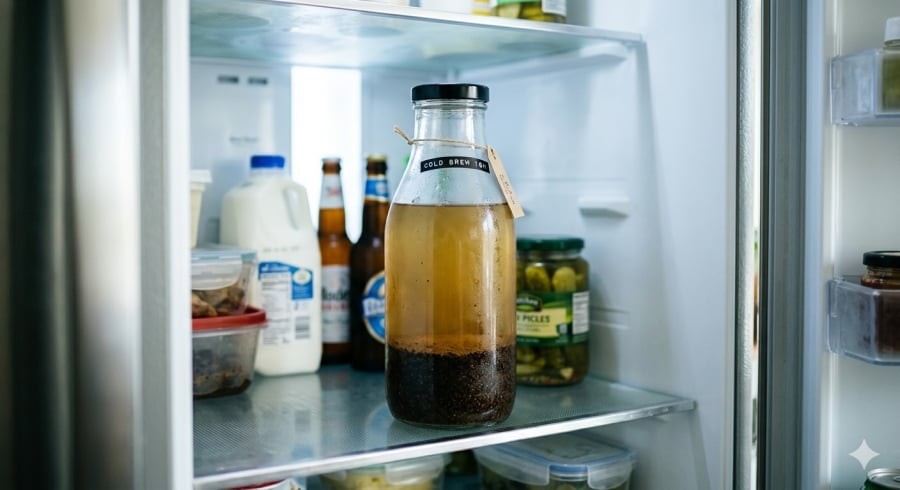 Quá trình ủ cà phê lạnh kéo dài nhiều giờ giúp tạo hương vị êm, ít đắng hơn so với pha nóng.