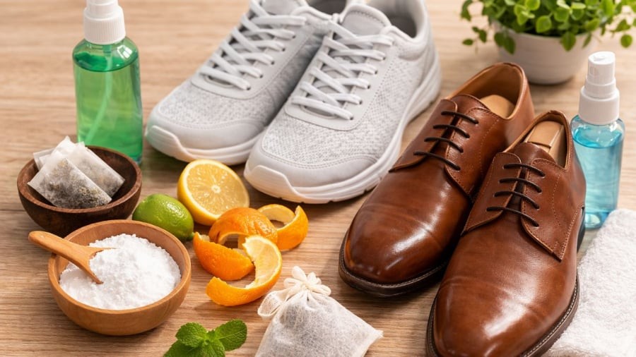 Với những nguyên liệu tự nhiên dễ kiếm này bạn sẽ khử mùi hôi của giày mà không cần giặt