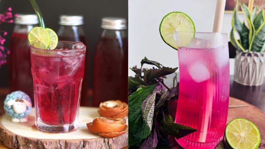 Nước tía tô chanh mang lại nhiều lợi ích cho sức khỏe.