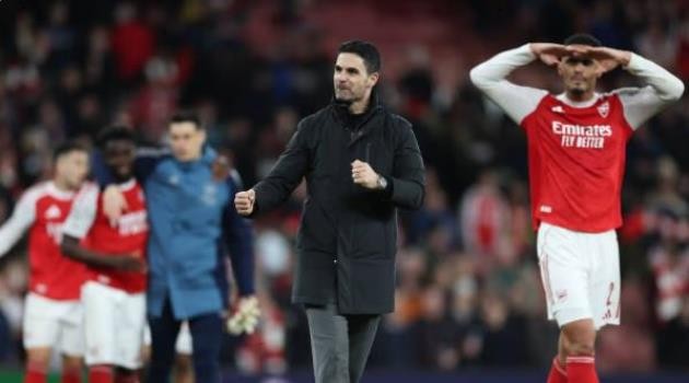 Thầy trò HLV Arteta đang làm rất tốt ở Champions League.