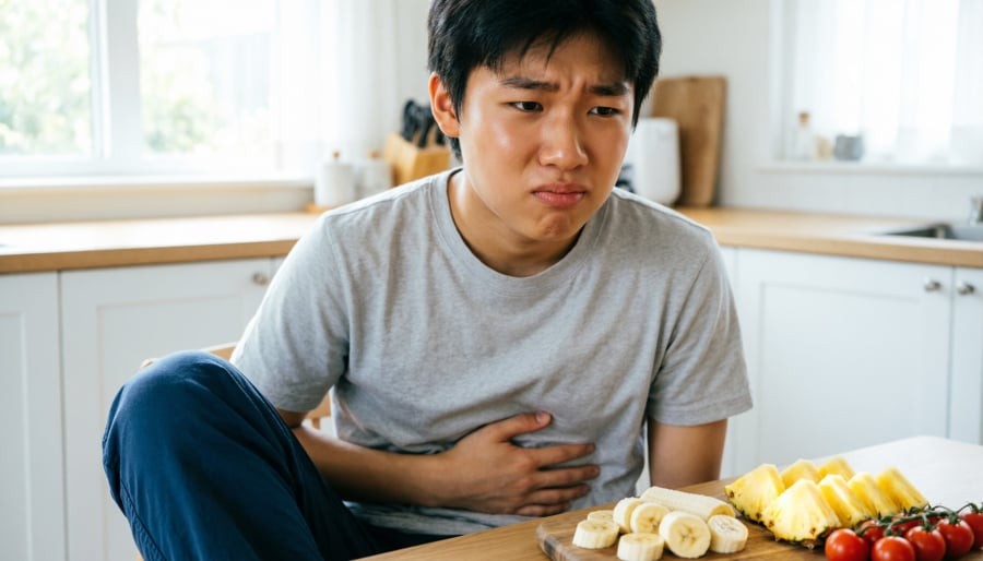 Ăn một số loại trái cây khi đói có thể gây kích ứng dạ dày và tạo cảm giác khó chịu.