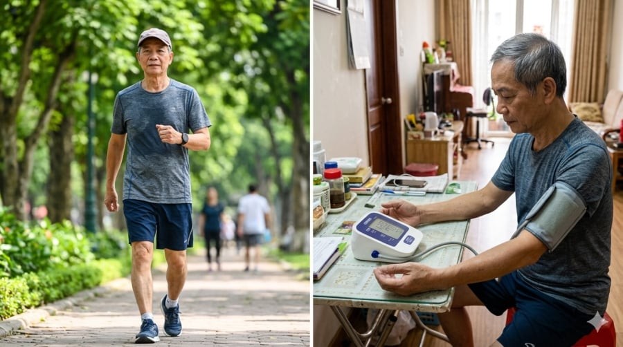 Vận động đều đặn và theo dõi huyết áp giúp giảm nguy cơ tổn thương thận từ sớm.