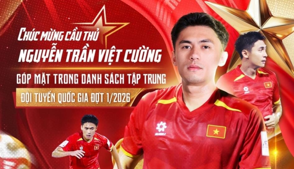 Việt Cường xứng đáng được HLV Kim Sang Sik trọng dụng.