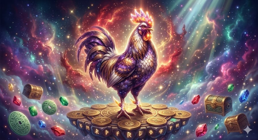 Hình ảnh biểu tượng tuổi Dậu đón vận may cuối tuần, tài lộc có dấu hiệu khởi sắc, cơ hội kiếm tiền xuất hiện rõ rệt.