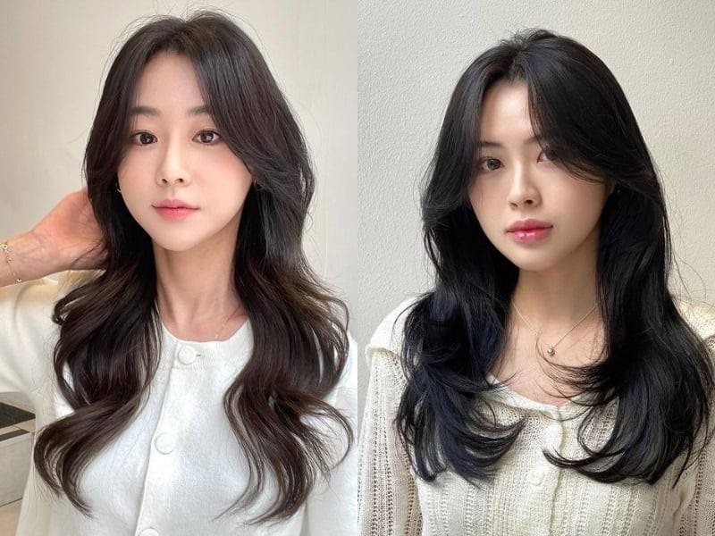  Những lọn tóc bồng bềnh giúp giảm bớt cảm giác góc cạnh, đồng thời tạo hiệu ứng đầy đặn hơn cho khuôn mặt.