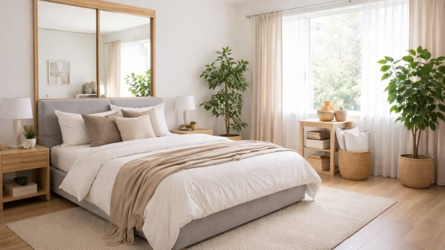 Phòng ngủ chớ sắp xếp bừa bãi