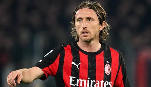 Luka Modric là linh hồn trong lối chơi của AC Milan.