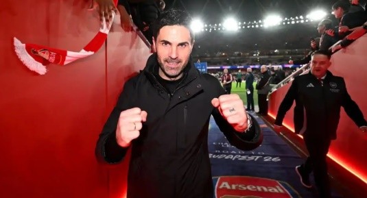 Arteta kêu gọi sự cổ vũ từ các cổ động viên Arsenal.
