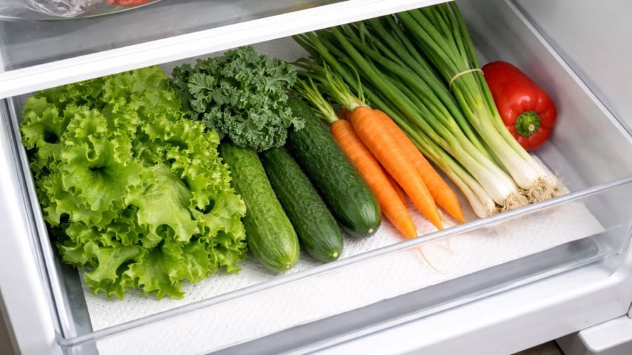 Giấy giúp giảm độ ẩm, đảm bảo rau củ tươi hơn