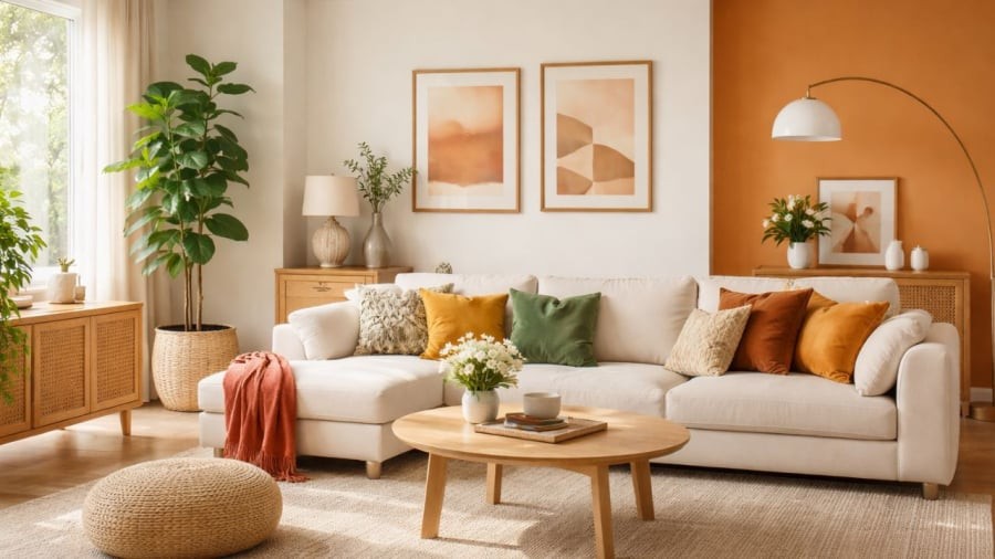 Màu sắc trong nhà có thể ảnh hưởng tới tài lộc