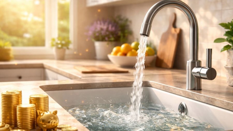 Nước trong nhà có thể phản ánh tài vận