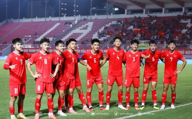 U23 Việt Nam không đặt mục tiêu thành tích tại giải CFA Team China 2026. Ảnh: VFF.