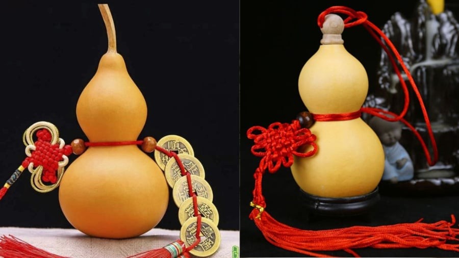 Hồ lô là một vật phẩm phong thủy mà gia chủ có thể đặt ở đầu giường để trang trí và giúp thu hút may mắn, tài lộc.