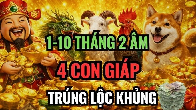 Trước mùng 10 Âm, 3 con giáp Lộc Khủng về tay, ăn may bất ngờ