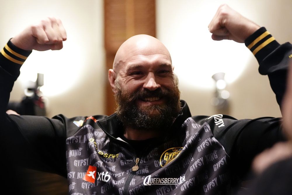 Tyson Fury và Oleksandr Usyk trong một trận đấu trước đây