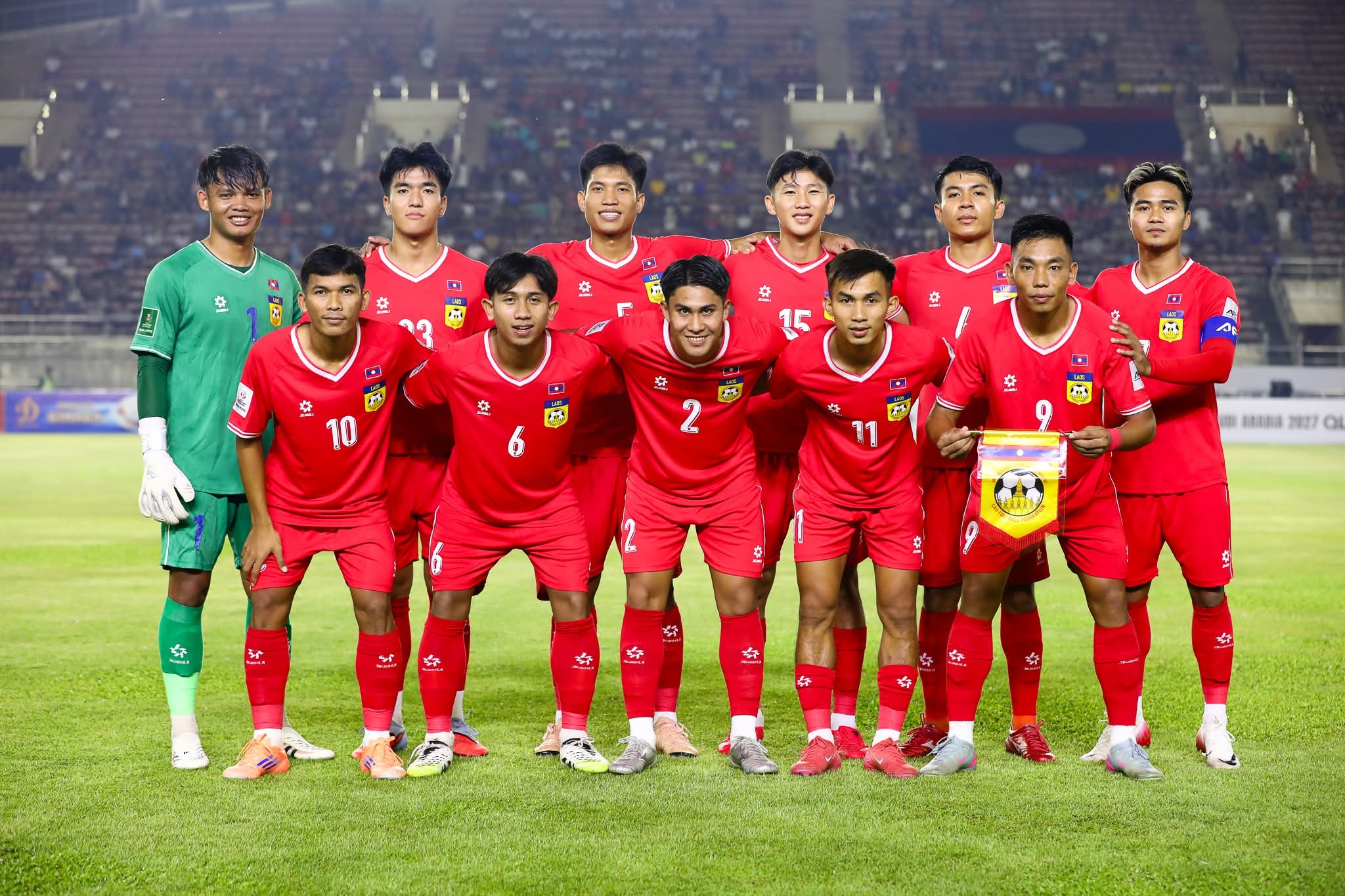 Lực lượng của đội tuyển Lào ở thời điểm hiện tại. 