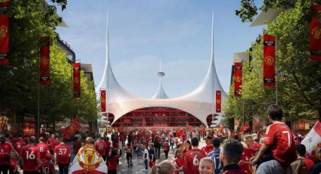 Sân vận động mà MU ấp ủ hoàn thành vào năm 2035.