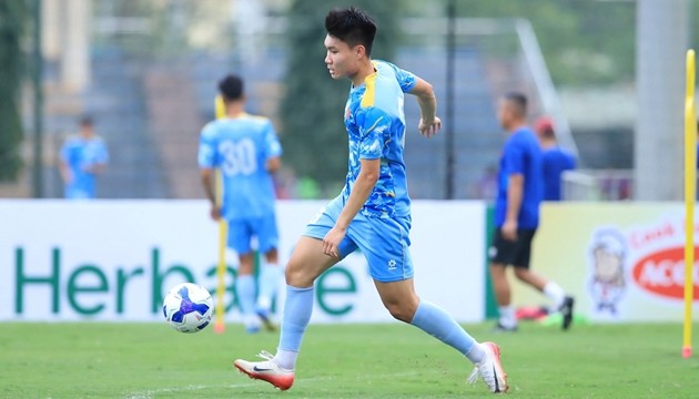 Minh Tâm ghi bàn ngay ngày ra mắt U23 Việt Nam.