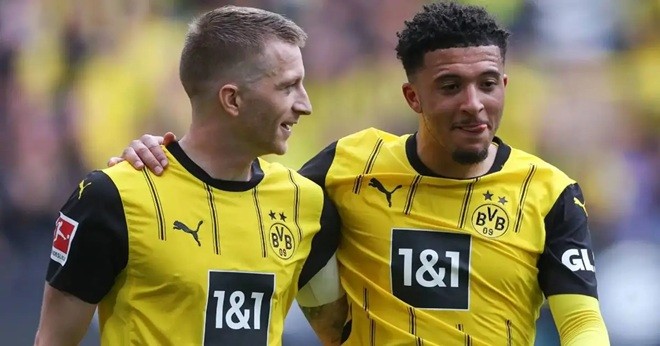 Sancho và Reus khi còn cùng ở Dortmund.