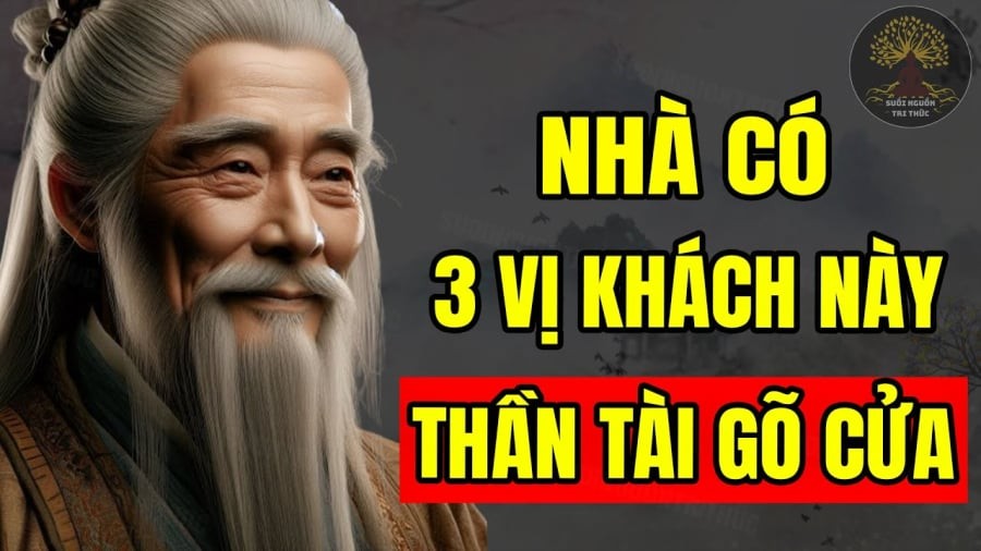 3 vị khách ghé thăm Thần Tài gõ cửa