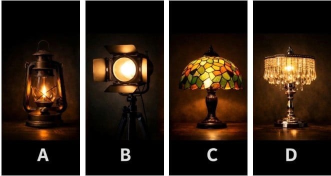 Chọn 1 chiếc đèn nhé!