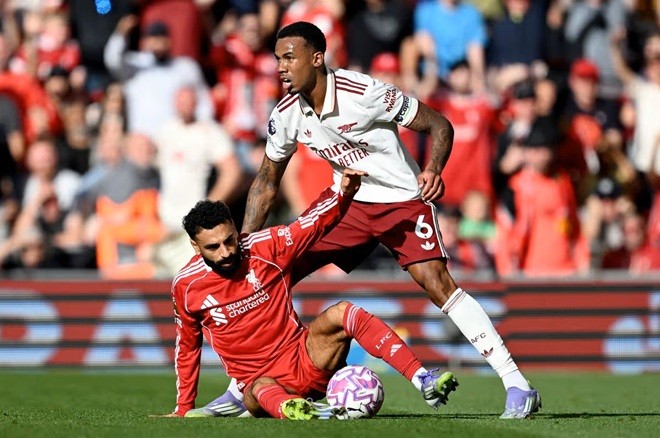  Salah đã khiến Arsenal ôm hận ở mùa trước.