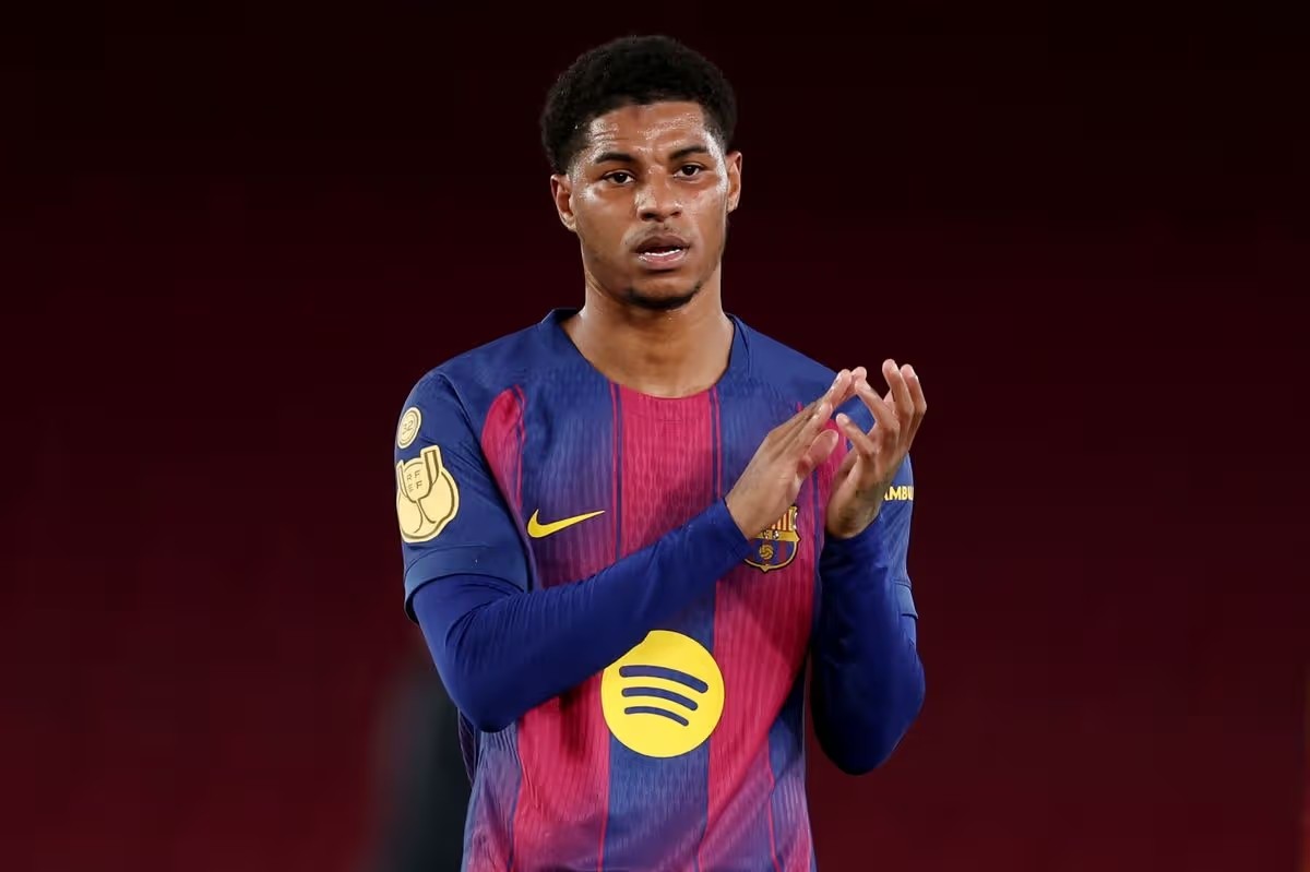 Marcus Rashford có thể sẽ trở lại Man Utd hè này nếu Barca không kích hoạt điều khoản mua đứt.