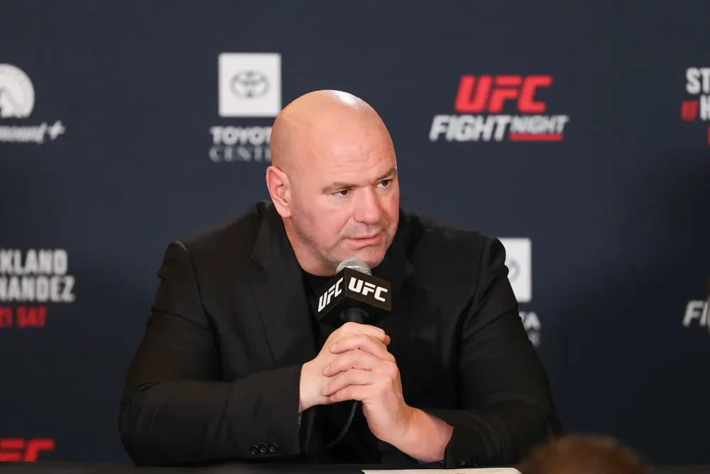 Dana White tại buổi họp báo UFC Fight Night
